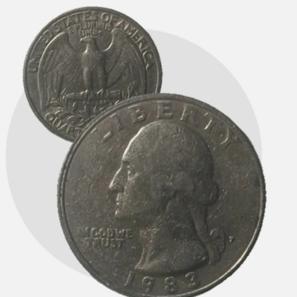 1982 P Lincoln Penny Filled mint mark error